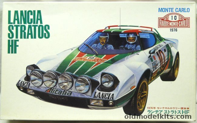 Fujimi 1/20 Lancia Stratos HF 1976 Ralley Monte-Carlo Motorized, RC3-1200 plastic model kit